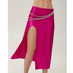 Nue Studio Laetita Skirt Small Fuschia Small